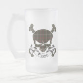 Flynn Tartan Skull-Mok Matglas Bierpul (Links)
