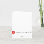 Flytrap Valentijn van het Venus Feestdagen Kaart (Achterkant)