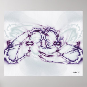 FM - Violet & Blauwgroen 3 Poster