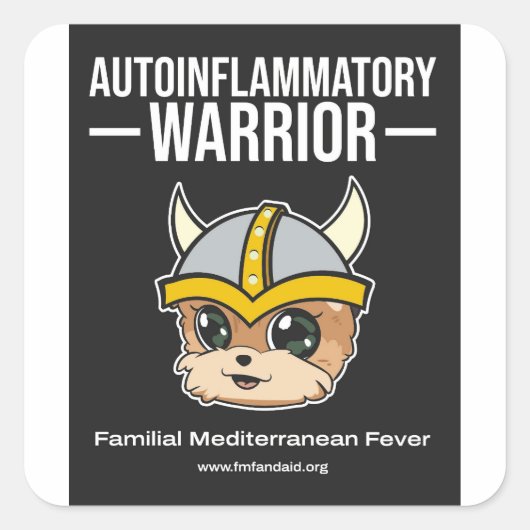 FMF Warrior Sticker (Voorkant)