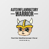 FMF Warrior Window Sticker (Vel)