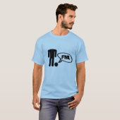 FML blauw T-shirt (Voorkant volledig)