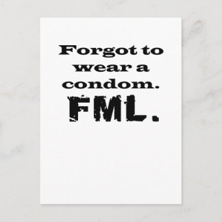 FML Condom Briefkaart