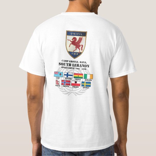 FMR. All Flags T-Shirt (Achterkant)