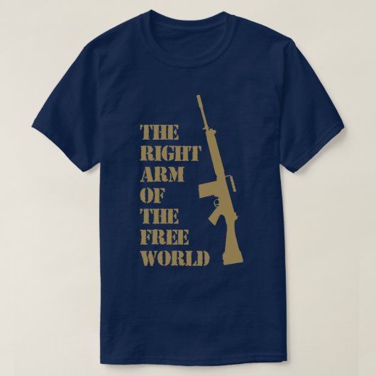 FN FAL-geweer T-shirt (Design voorkant)