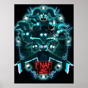 FNaFVR Help Gezochte ventilator Poster