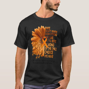 FND Awareness Daisy Oranje Ribbon We kennen Ho nie T-shirt