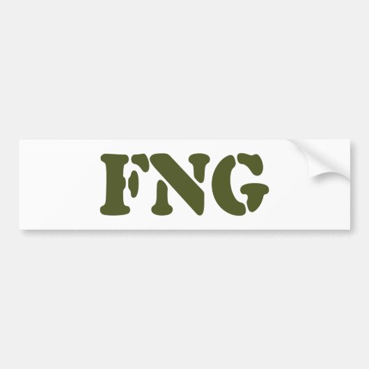 FNG BUMPERSTICKER (Voorkant)