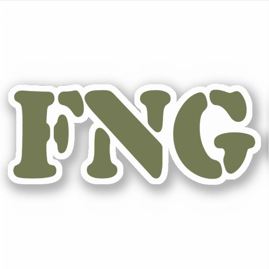 FNG STICKER (Voorkant)