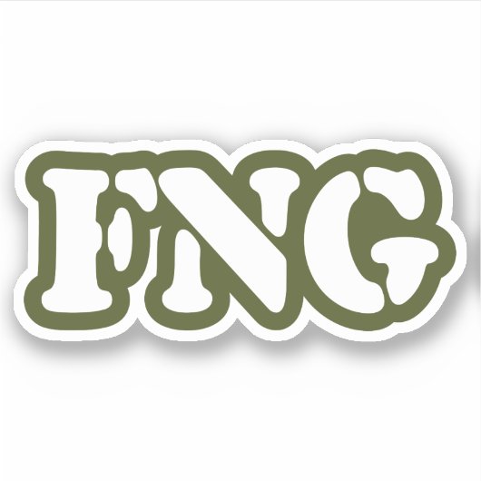 FNG STICKER (Voorkant)