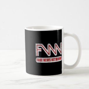 FNN Logo Fake News Network Grappige politieke grap Koffiemok