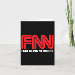 FNN Logo Fake News Network Grappige Trump Kaart