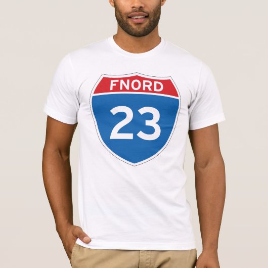 Fnord 23 Discordian T-Shirt (Voorkant)