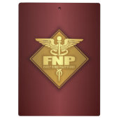 FNP (goud) (diamant) Klembord (Achterkant)