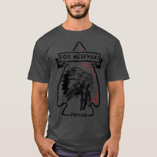 Fo Meskwaki Indische Indische Indische indiaan T-shirt