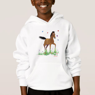 Foaal en Butterflies Equestrian Hooded Sweatshirt