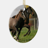 Foal Running Keramisch Ornament (Rechts)