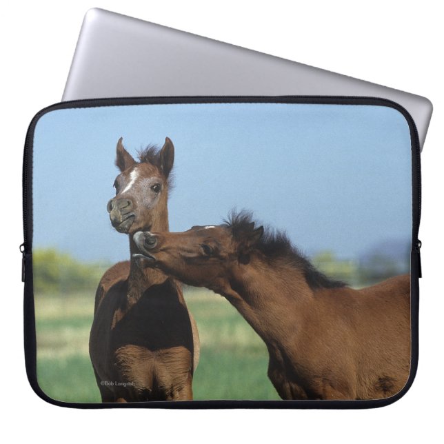 Foalen afspelen 2 laptop sleeve (Voorkant)