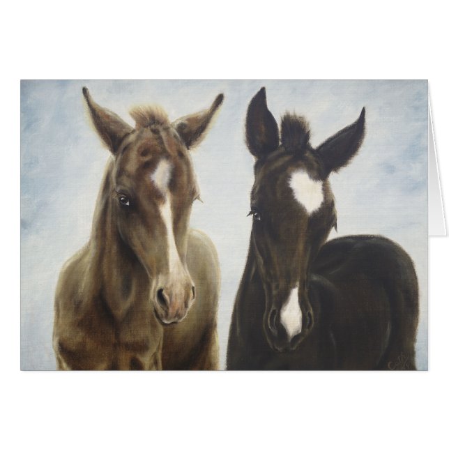 Foals lege kaart (Voorkant Horizontaal)