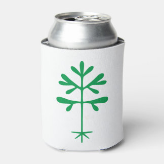 Foam Koelbox met een Green Solid Sapling Blikjeskoeler