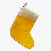 Foamy Beer Mok Kleine Kerstsok (Voorkant (Hangend))