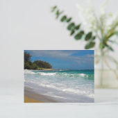 Foamy Surf Briefkaart (Staand voorkant)