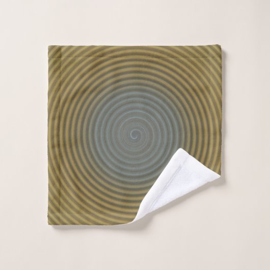 Focal Point Gellow Gold Blue Grey Bath Towels Bad Handdoek (Wasdoekje)