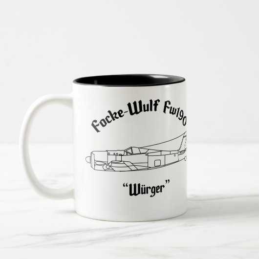 Focke-Wulf FW190 Tweekleurige Koffiemok (Links)