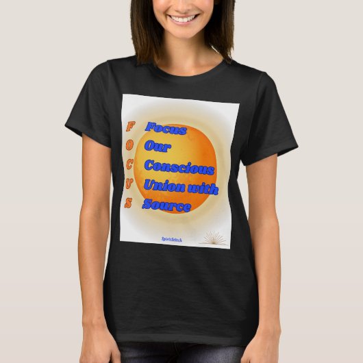 FOCUS Acroniem Inspirerend vrouwen T-Shirt (Voorkant)