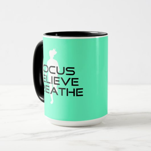 Focus Believe Breathe Mok (Voorkant links)