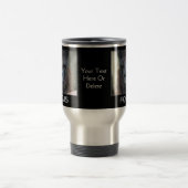 Focus Black Llama Motivational Travel Mug (Centre)