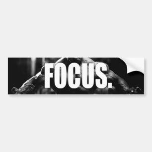 FOCUS - "Body building" Motivatie Bumpersticker