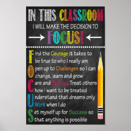 FOCUS Classroom afdrukbaar Poster