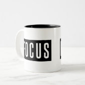 FOCUS Coffee-Mok Tweekleurige Koffiemok (Voorkant links)