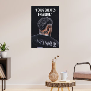 Focus Creëert Vrijheid Motivatieposter Poster