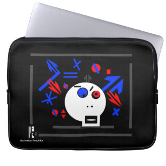 Focus een Skullnskin Grafisch ontwerp door J.H. Th Laptop Sleeve