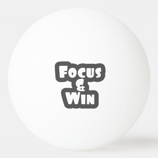 Focus en Win Pingpongballen (Voorkant)