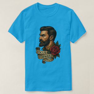 Focus Forward Only T-shirt in Tattoo stijl