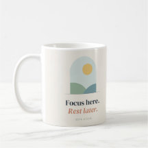 Focus hier, rust later, beide tellen Quote
