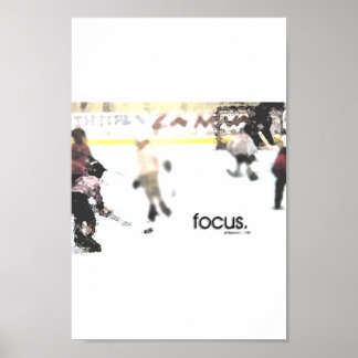 focus. ( jongerenhockey ) poster