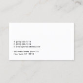 FOCUS LOGO III pour Carte de visite PHOTOGRAPHE (Dos)