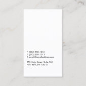 FOCUS LOGO IV pour Carte de visite PHOTOGRAPHE (Dos)