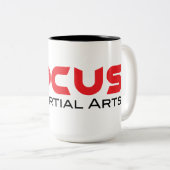 Focus Martial Arts Coffee Mok (Voorkant rechts)