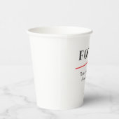 FOCUS Minimalist Motivational — Clean Mode Papieren Bekers (Rechts)