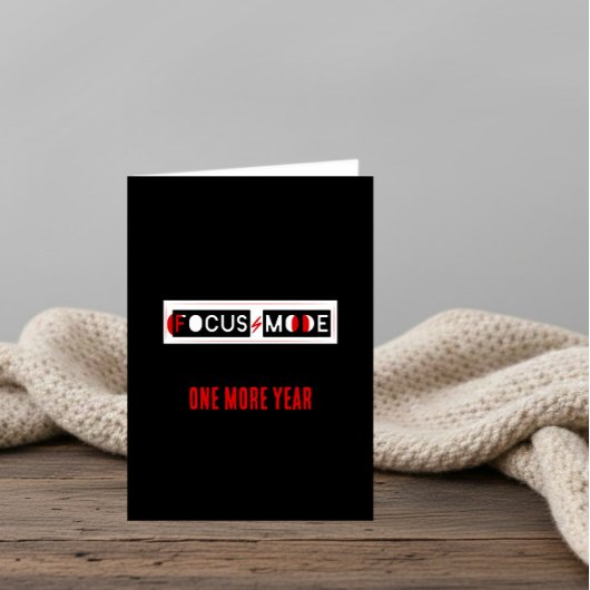 FOCUS MODE Birthday Kaart