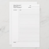 Focus Notes (Voorkant / Achterkant)