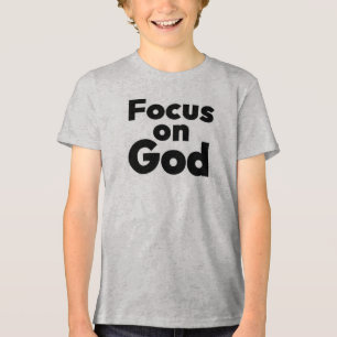 Focus on God – Inspirerend T-shirt