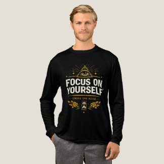 Focus on Yourself – Ignore the Noise | Self Growth Tri-Blend Shirt