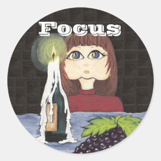 Focus op Candle Work Sticker