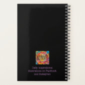 Focus op de Good Cute Floor Hearts Pink Trendy Planner (Achterkant)